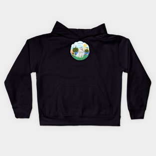 "Happy Day" Maltese Cutie in the Country Kids Hoodie